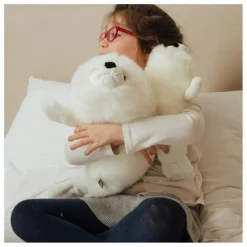 La Pelucherie Peluche Phoque Arsène | Blanc Sale