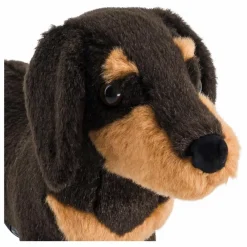 Hot La Pelucherie Peluche Teckel Eugène 25 cm | Noir