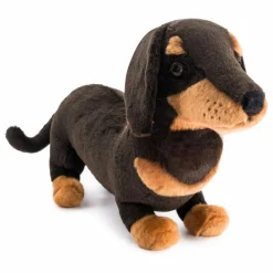 Clearance La Pelucherie Peluche Teckel Eugène 40 cm | Noir