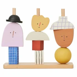 Ferm Living Kids Personnages à empiler Multicolore Sale