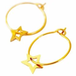 Adorabili Petites Créoles Etoile x Smallable | Doré Outlet