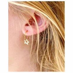 Adorabili Petites Créoles Etoile x Smallable | Doré Outlet