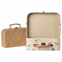 Maileg Petites valises de rangement Licorne - Set de 2 Multicolore Outlet
