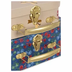 Enfant Konges Sløjd Rangements|Patères, Paniers Enfant|Petites valises de rangement Magia Blue |