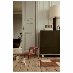 Ferm Living Pied de lampe Post en bois FSC | Chêne fumé Best