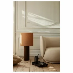 Ferm Living Pied de lampe Post en bois FSC | Chêne fumé Best