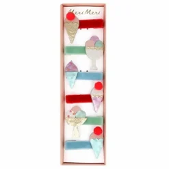 Enfant Meri Meri Pinces à cheveux Ice Cream - Set de 6