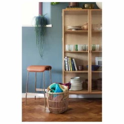 New Hübsch Plaid en coton bio Multicolore