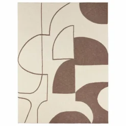 Broste Copenhagen Plaid en coton Maren | Marron glacé