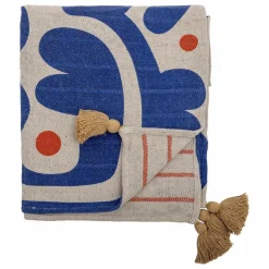 Bloomingville Plaid en coton recyclé Eviaya |