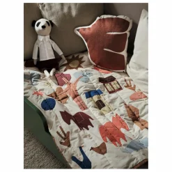 Ferm Living Kids Plaid en coton Village Multicolore Clearance