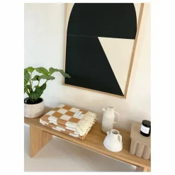 Enfant Maison Deux Plaid en laine Damier |