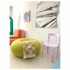 Enfant Maison Deux Linge De Lit Enfant|Linge De Lit|Plaid en laine Damier |