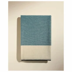 Maison Sarah Lavoine Plaid en laine Sky | Bleu Sarah Best