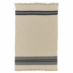 Libeco Linge De Lit|Plaid en lin Black House Stripe |