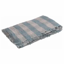 Maison de Vacances Plaid en lin lavé Vichy Cottage |