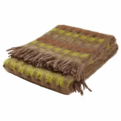 Mantas Ezcaray Plaid en mohair Mia | Vert Best