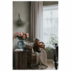 garbo&friends Plaid Mellow en lin et coton | Blush