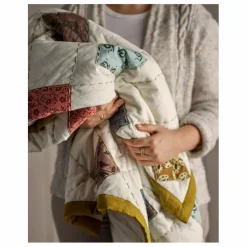 Sale Bloomingville Mini Plaid Melua Naturel