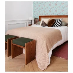 The Socialite Family Linge De Lit|Plaid Miuccia en jacquard de coton |