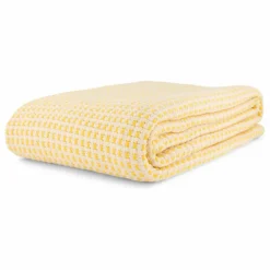 Clearance The Socialite Family Plaid Miuccia en jacquard de coton | Jaune citron