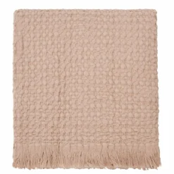 Online Haomy Plaid Tempo en coton | Beige rosé