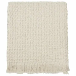 Haomy Plaid Tempo en coton | Crème Hot