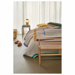 Sale Hübsch Plaid Twist en coton | Sable