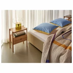 Sale Hübsch Plaid Twist en coton | Sable