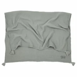 Nobodinoz Plaid Wabi-Sabi | Bleu gris Hot