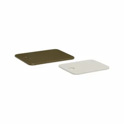 Clearance Hübsch Planches en céramique Amare - Set de 2 | Olive
