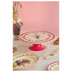 Enfant Rice Vaisselle Enfant|Plat à gâteau en mélamine - x Nathalie Lété |