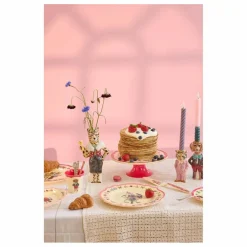 Enfant Rice Vaisselle Enfant|Plat à gâteau en mélamine - x Nathalie Lété |