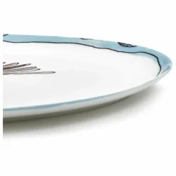 Serax Plat oval Camelia, for Marni | Aubergine Best