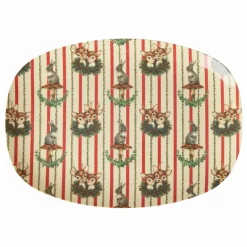 Enfant Rice Vaisselle Enfant|Art De La Table|Plat rectangle en mélamine Sweet Forest |