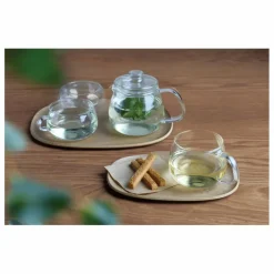 Kinto Art De La Table|Plateau antidérapant Unitea en bois