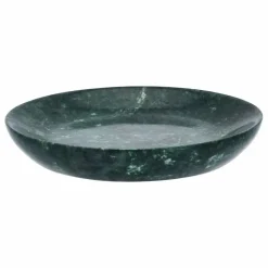 Madam Stoltz Plateau rond en marbre | Vert Clearance