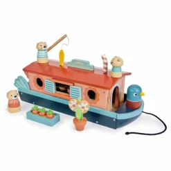 Tender Leaf Toys Péniche famille loutre Multicolore Hot
