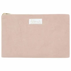 Hot Adorna Pochette en lin | Rose poudré