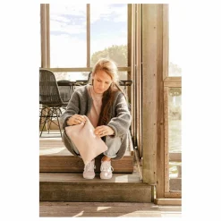 Hot Adorna Pochette en lin | Rose poudré