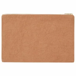 Adorna Pochette en lin | Terracotta Hot