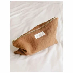 Adorna Pochette en lin | Terracotta Hot