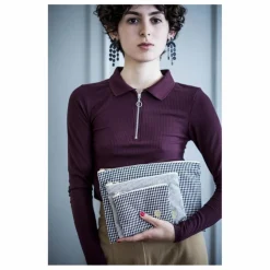 La cerise sur le gâteau Pochette Finette | Noir Discount