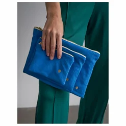 Clearance La cerise sur le gâteau Pochette Iona | Bleu électrique