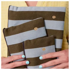 New La cerise sur le gâteau Pochette Rita | Bleu Turquoise - Vert Foncé