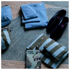 New La cerise sur le gâteau Pochette Rita | Bleu Turquoise - Vert Foncé