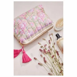 Louise Misha Pochette Teiki en coton bio | Jaune New