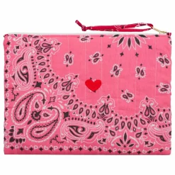 Call it by your name Pochette Zippée Matelassée Coeur | Rose bonbon Outlet
