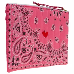 Call it by your name Pochette Zippée Matelassée Coeur | Rose bonbon Outlet