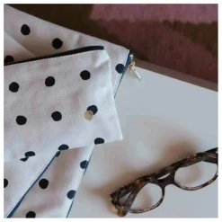 Femme La cerise sur le gâteau Accessoires|Pochettes à pois en coton bio Mio |